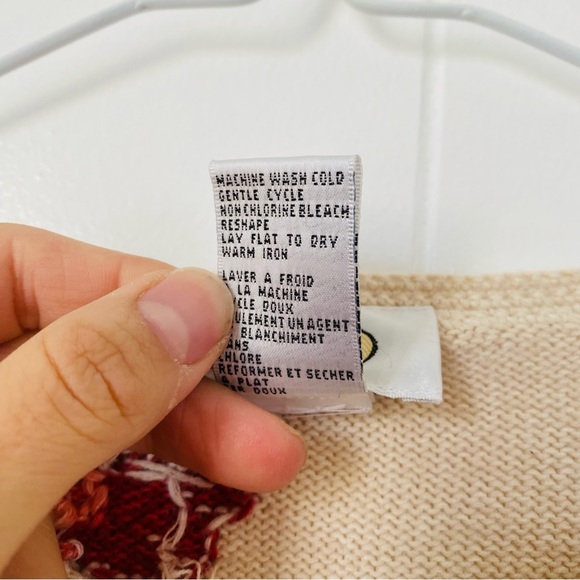 Talbots Vintage Cardigan Embroidered Size L​ - Picture 6 of 8